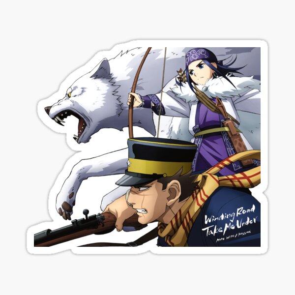 Golden kamuy sticker Sticker