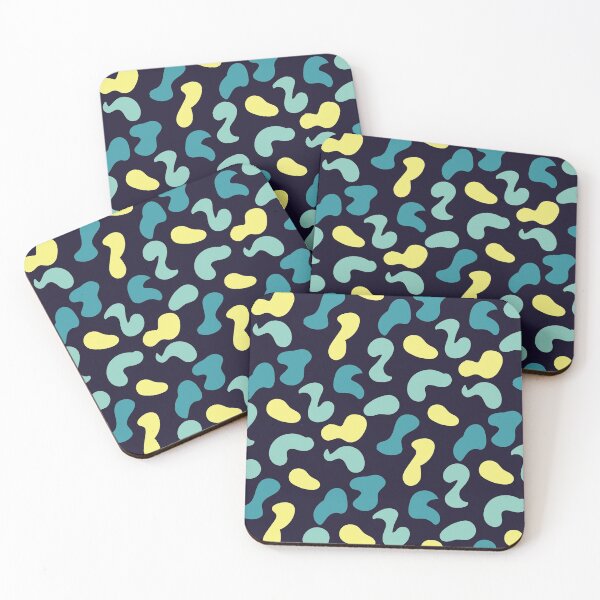 Item preview, Summer Abstract Shapes-Yellow and Blue designed and sold by subidesigns.