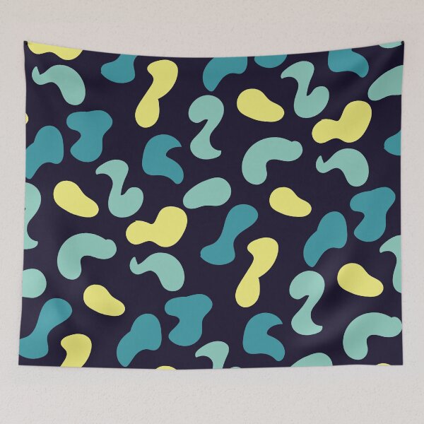 Item preview, Summer Abstract Shapes-Yellow and Blue designed and sold by subidesigns.
