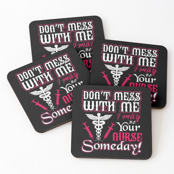 Item preview, Don’t Mess With Me Nurse Figure Funny Quote  designed and sold by Tatt-Hooligans.