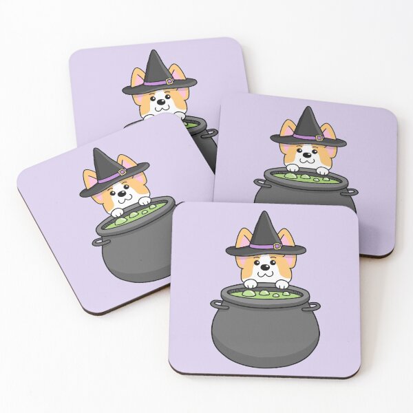 Item preview, Corgi Wizard Witch Cauldron Potion designed and sold by DimensionC169.