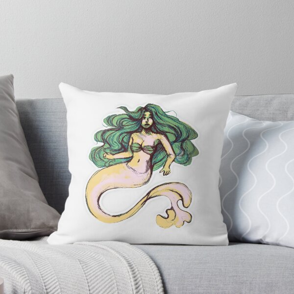 Item preview, Green and yellow mermaid  designed and sold by Jae  Rainbow.