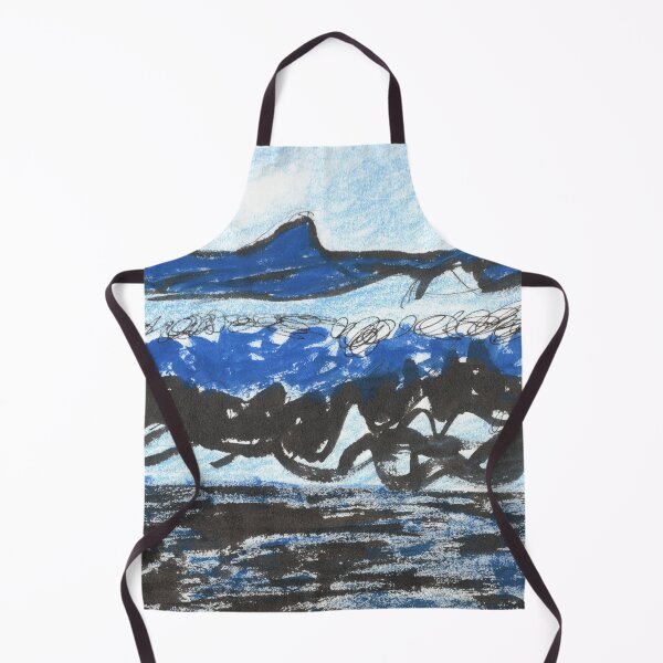 Item preview, Ro's blue landscape designed and sold by HappyBeeAnnie.