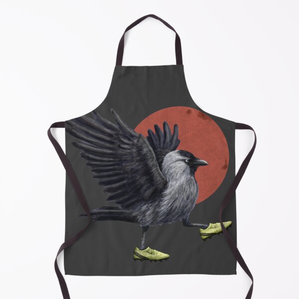 Item preview, Jackdaw playing footy in grey designed and sold by CharlieCreature.