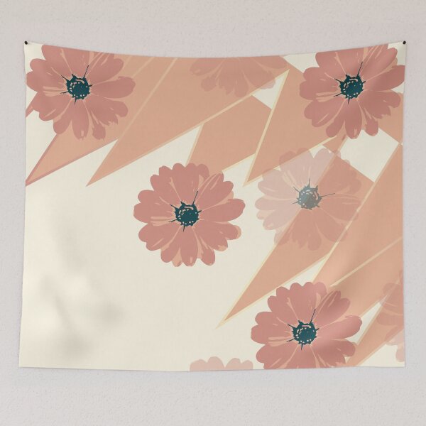 Item preview, Coral Pink Abstract Geometry  designed and sold by subidesigns.