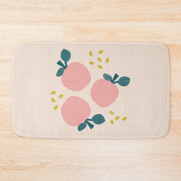 Item preview, Three Cute Pastel Pink Apples  designed and sold by Ildiko Sipos.