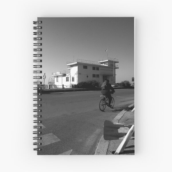 Item preview, Ostia seafront: cyclist designed and sold by Giuseppe Cocco.