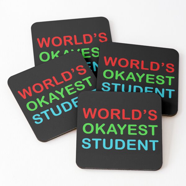 Item preview, Worlds Okayest Student Funny Quote designed and sold by popculturechick.