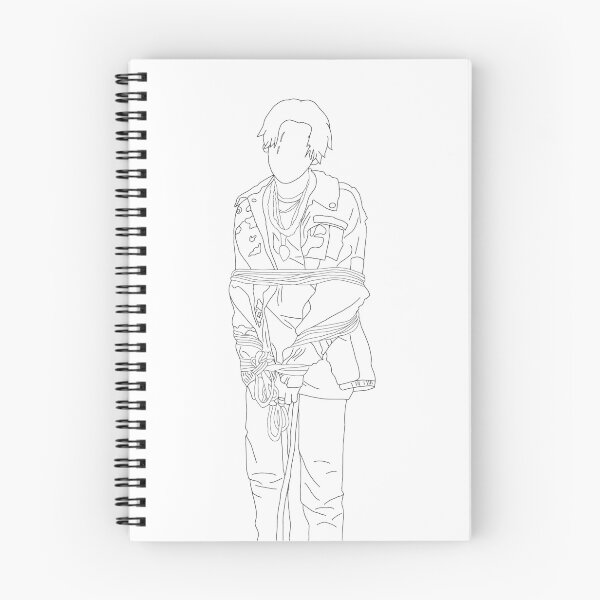 Aperçu de l'œuvre Dessin au trait Agust D 2, Bangtan Suga Daechwita créée et vendue par NoonaStudio.