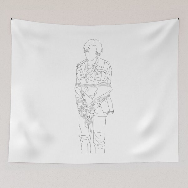 Item preview, Agust D 2 Line art, Bangtan Suga Daechwita designed and sold by NoonaStudio.