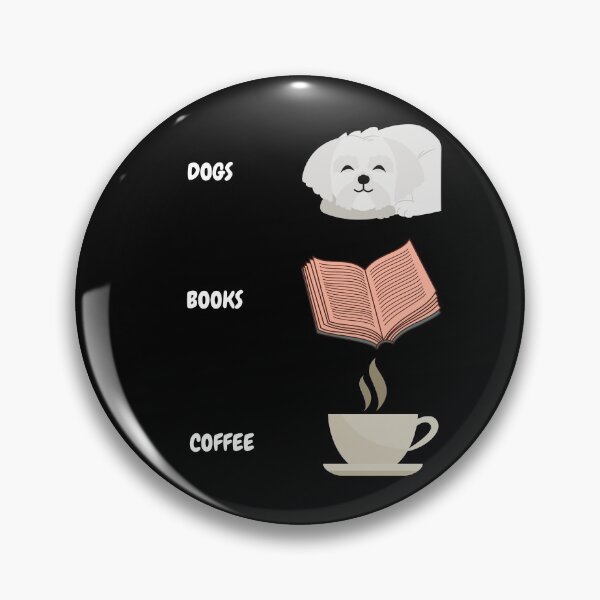 Item preview, Dog, Books and Coffee by SIMPLE designed and sold by FawadAhmad.