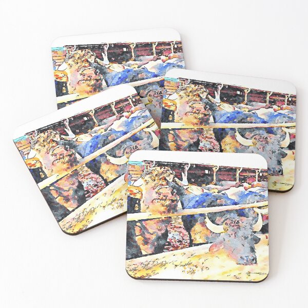 Item preview, Buffaloes in the stall designed and sold by Giuseppe Cocco.