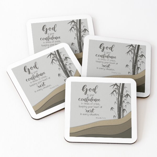 Item preview, God lettering your confidence Proverbs 3:26 designed and sold by PearlOfGod.