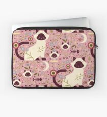 Funda para portátil Gatos siameses