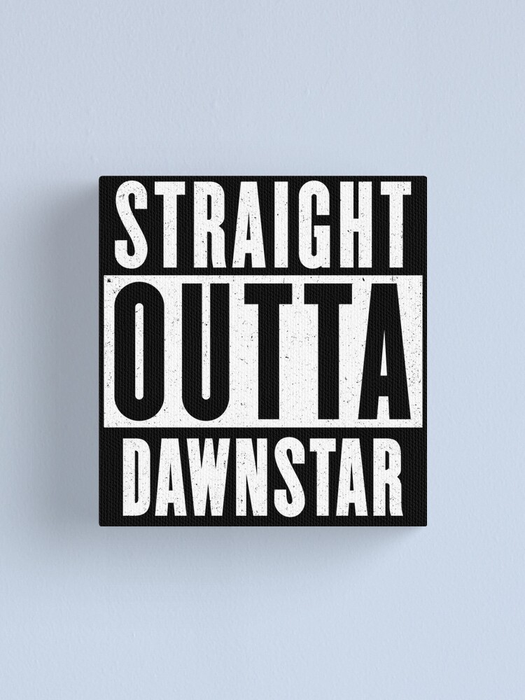 Alternate view of Straight outta Dawnstar Canvas Print