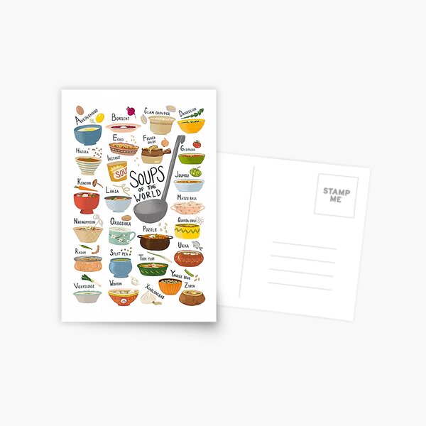 Item preview, Soups of the World designed and sold by DasBrooklyn.