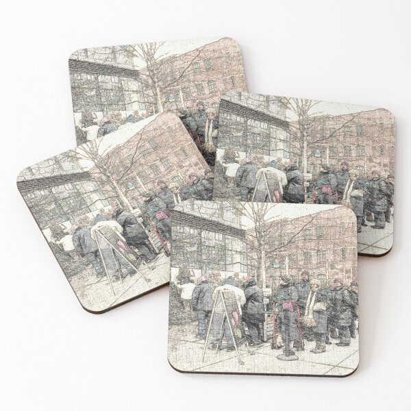 Item preview, Christmas Trees in the City DPGPA151025c designed and sold by CSteenArt.