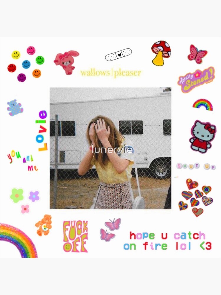 " WALLOWS PLEASER" Sticker for Sale by lunervie | Redbubble