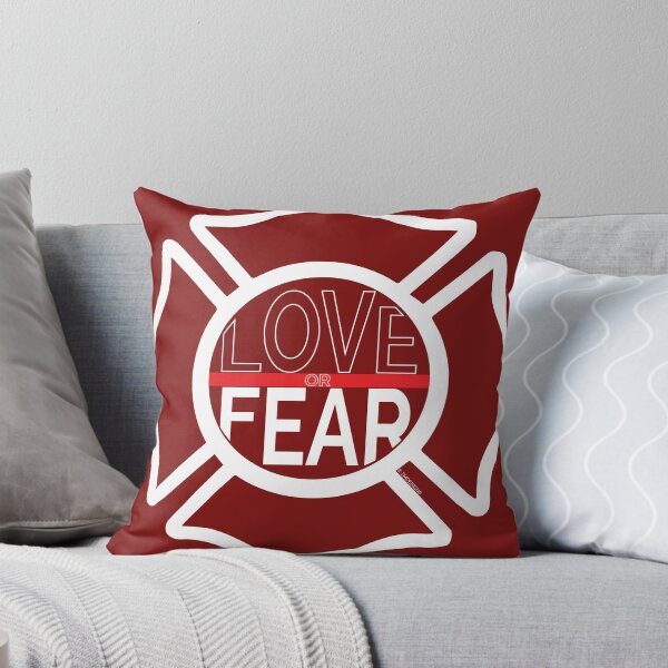 Item preview, Love or Fear | White Shield designed and sold by ZMorrisDesigns.