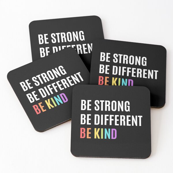 Item preview, Be Kind, Be Strong, Be Different Gay Pride LGBTQ Design designed and sold by Hopscotch Shop Designs.