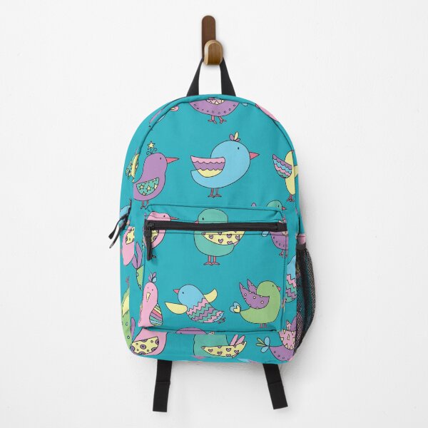 Item preview, Fun birds pattern having fun  designed and sold by whiteboardgirl.