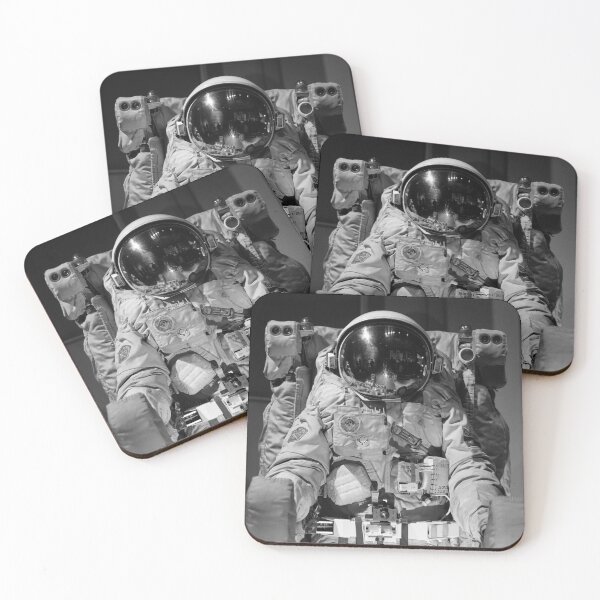 Item preview, Black and White Space Earth Astronaut designed and sold by Alladin7.