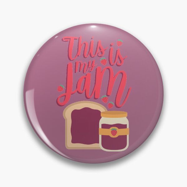 Item preview, This Is My Jam Strawberry Jam and Toast designed and sold by Rachel Day.