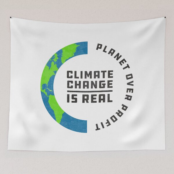 Item preview, Planet Over Profit Global Warming Climate Change Is Real designed and sold by merchzy.