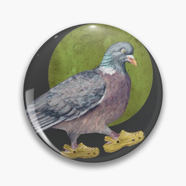 Item preview, Pigeon In Shoes in grey designed and sold by CharlieCreature.