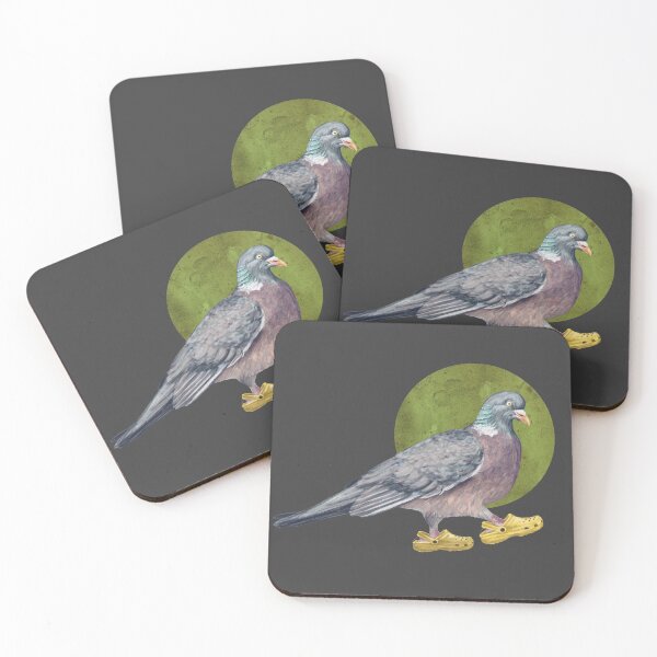 Item preview, Pigeon In Shoes in grey designed and sold by CharlieCreature.