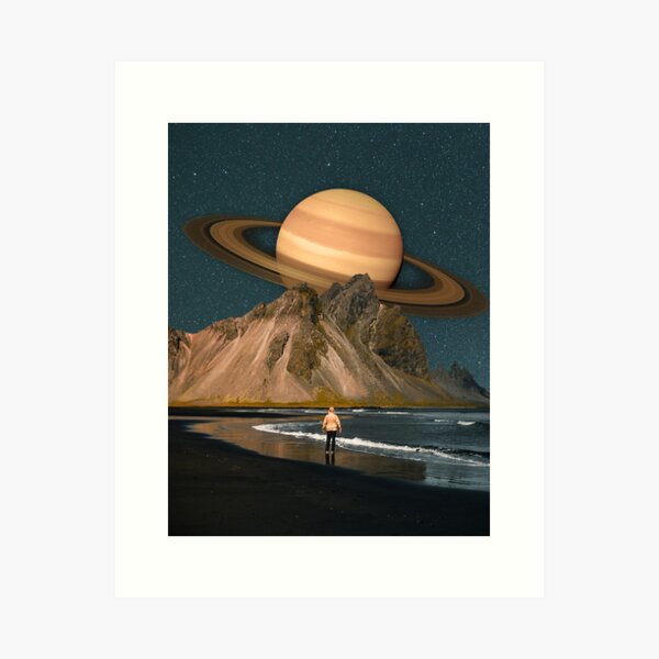 Item preview, beach and saturn designed and sold by Maisie Kane.