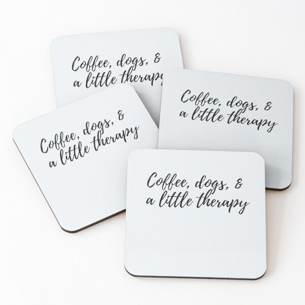 Item preview, Coffee, Dogs, & a Little Therapy designed and sold by spanningtime.