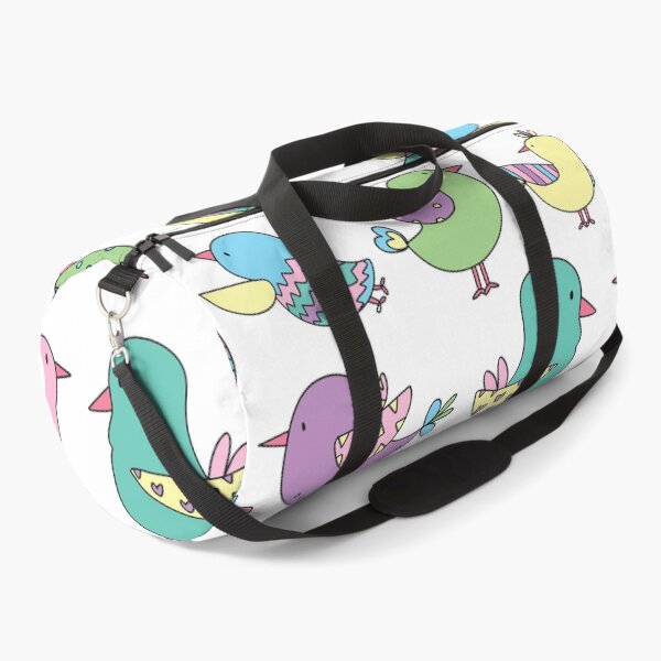 Item preview, Fun birds pattern having fun  designed and sold by whiteboardgirl.