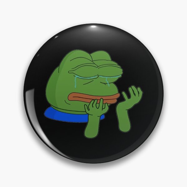 Item preview, Pepe the frog meme crying designed and sold by Omeris.