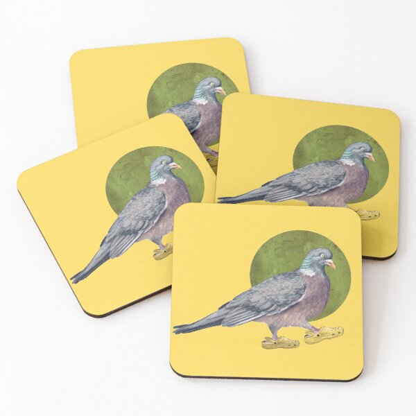 Item preview, Pigeon In Shoes in yellow designed and sold by CharlieCreature.