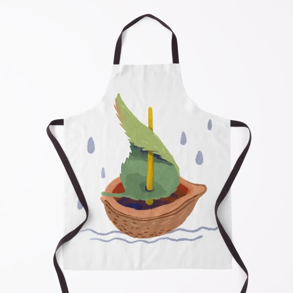 Item preview, A ship made of nutshell and leaf. Water, rain. Spring, autumn. designed and sold by zatmeniee.