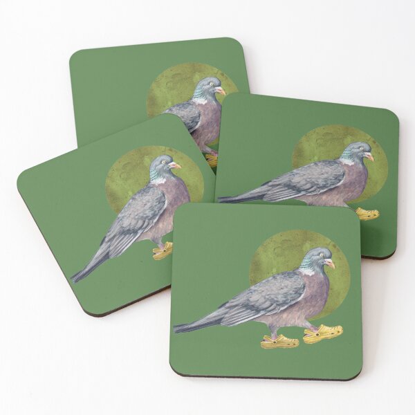 Item preview, Pigeon In Shoes in green designed and sold by CharlieCreature.