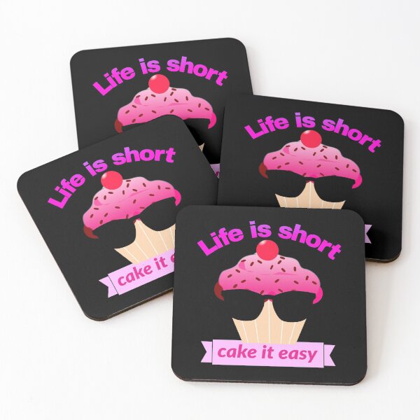 Item preview, life is short .cake it easy. cupcake designed and sold by doctors-apparel.