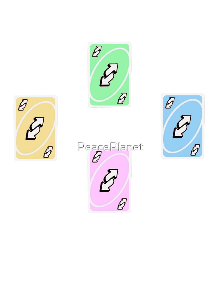 Pastel Purple Uno Reverse Card Sticker for Sale by PeacePlanet