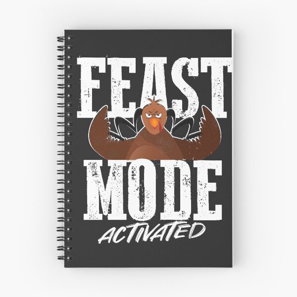 Item preview, Feast Mode Activated - Funny Thanksgiving Gym Design designed and sold by happiBod.