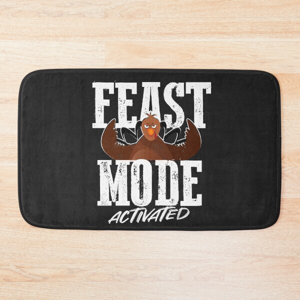 Item preview, Feast Mode Activated - Funny Thanksgiving Gym Design designed and sold by happiBod.
