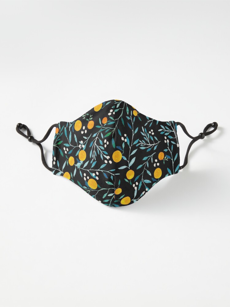 Alternate view of Oranges on Black Mask