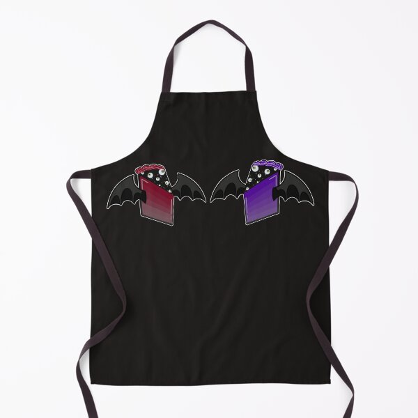 Item preview, Purple and Red Velvet Halloween bat cake slices designed and sold by MeliCollective.