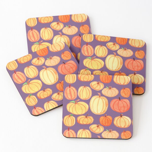 Item preview, Purple Pumpkin Patch Pattern designed and sold by vonplatypus.