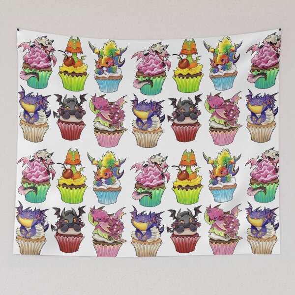 Item preview, Cupcake dragons designed and sold by ArtOfBianca.