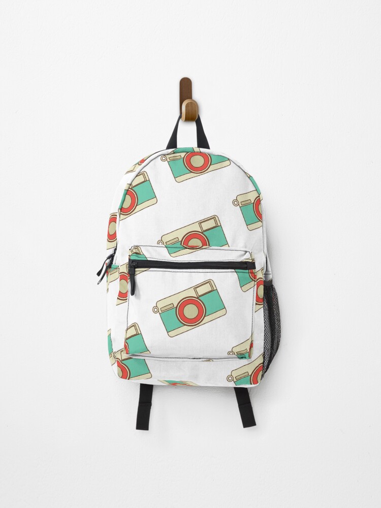 Thumbnail 1 of 3, Backpack, Retro Camera cartoon designed and sold by OneTimeEngineer.