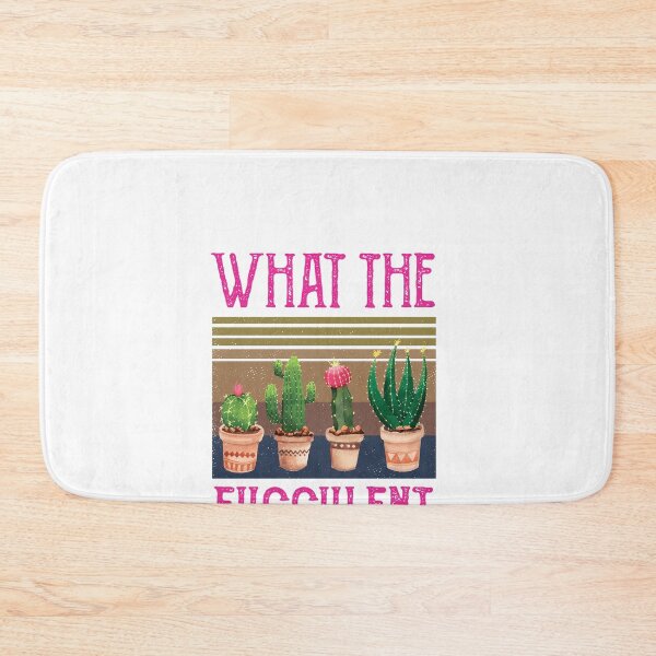 Item preview, What The Fucculent Cactus Succulents Gardening Retro Vintage designed and sold by CodingForTech.