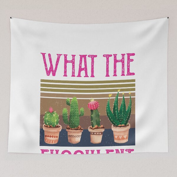 Item preview, What The Fucculent Cactus Succulents Gardening Retro Vintage designed and sold by CodingForTech.