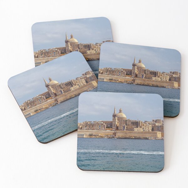 Item preview, Valletta city with traditional architecture of yellow limestone designed and sold by lena-maximova.