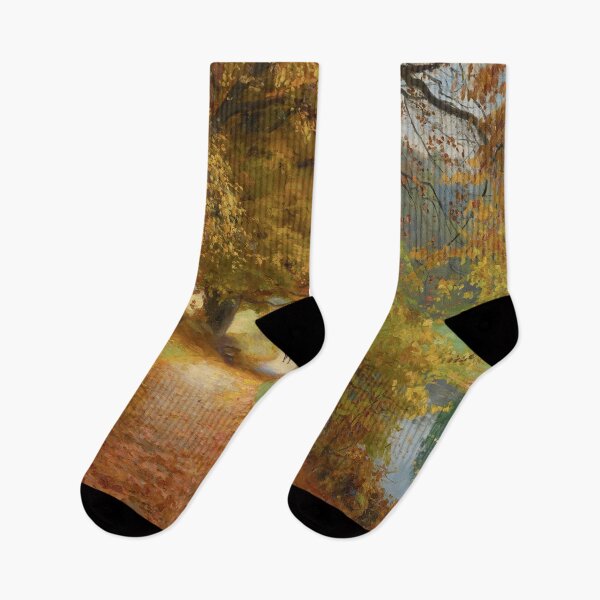 Item preview, Wooded Path in Autumn-Hans Andersen Brendekilde designed and sold by LexBauer.